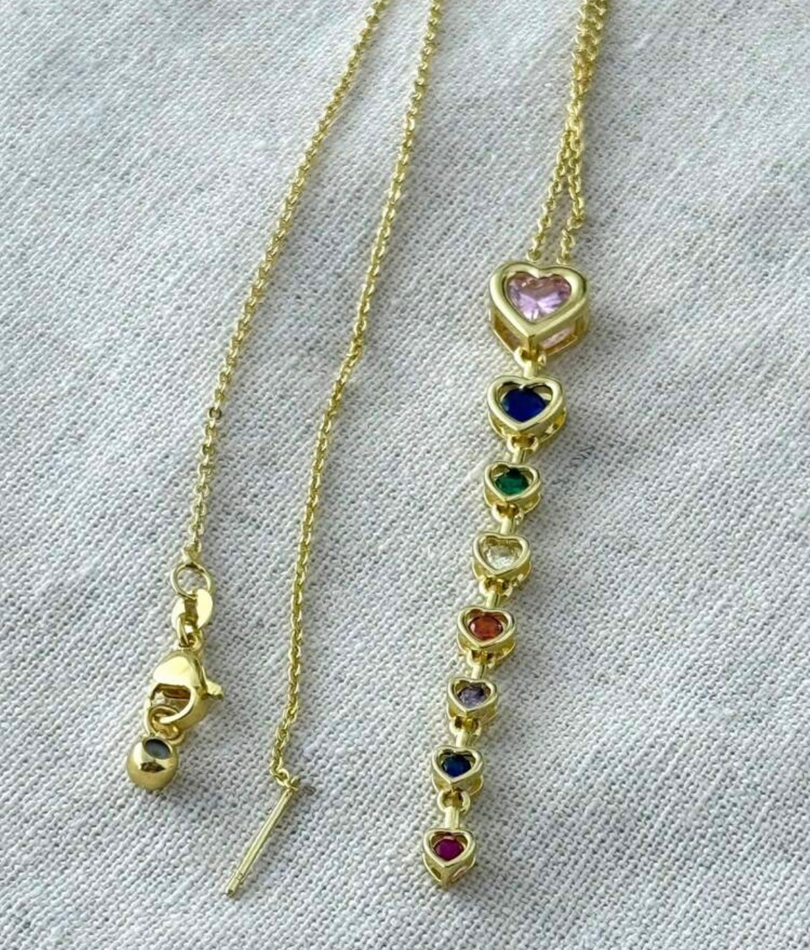 Heart Pendant Necklace 18k Gold Plated